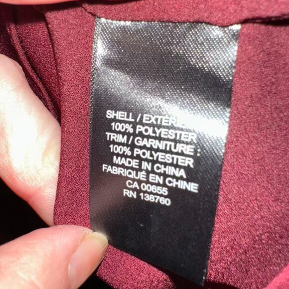 RW&CO. TIE-NECK CHIFFON BLOUSE fits（M/S) - Picture 13 of 14